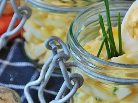 Eiersalade invriezen