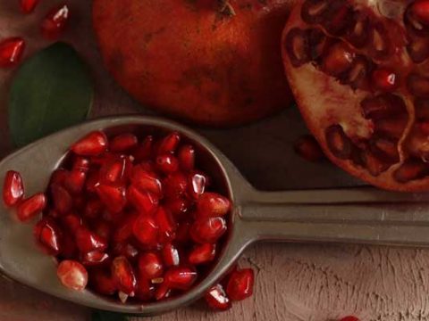 Granaatappelpitjes invriezen