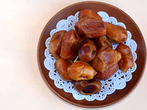 Gedroogde dadels invriezen