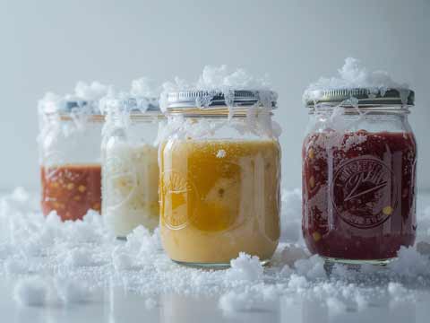 Kun je voedsel in glas invriezen?