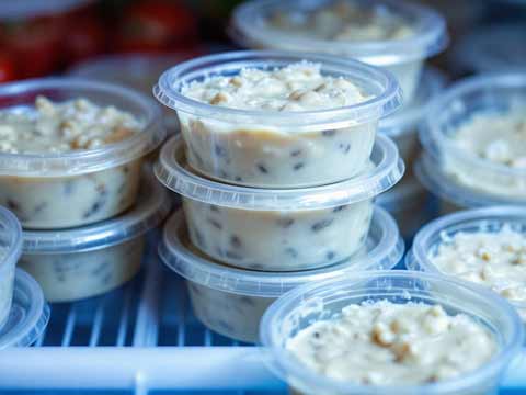 Champignonsroomsaus invriezen