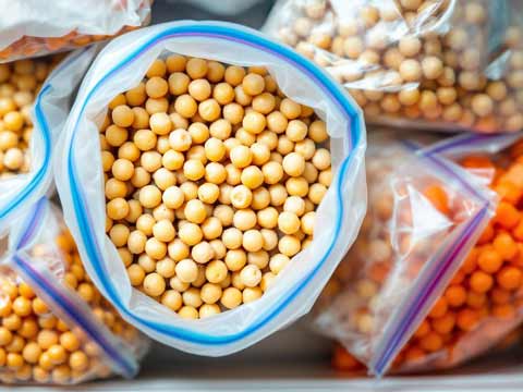 Kikkererwten invriezen