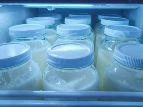 Melk invriezen