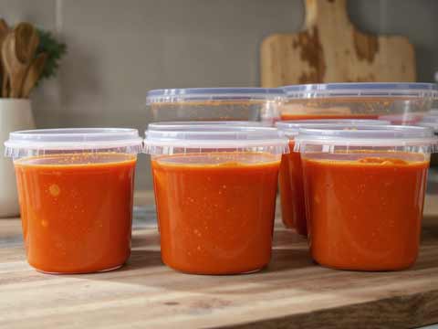 Tomatensoep invriezen