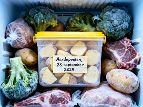 Aardappelen invriezen