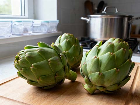Artisjok invriezen