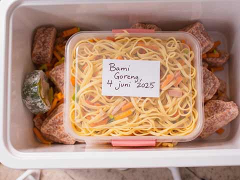 Bami Goreng invriezen