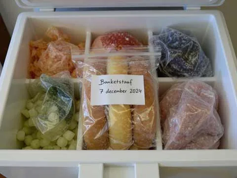 Banketstaaf invriezen