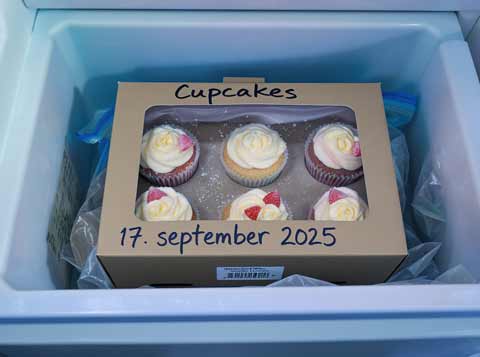 Cupcakes Invriezen