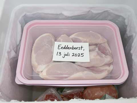 Eendenborst invriezen