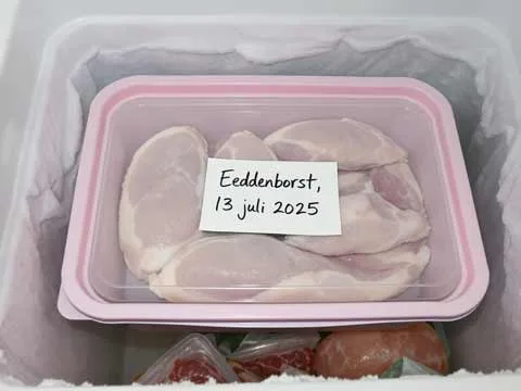 Eendenborst invriezen