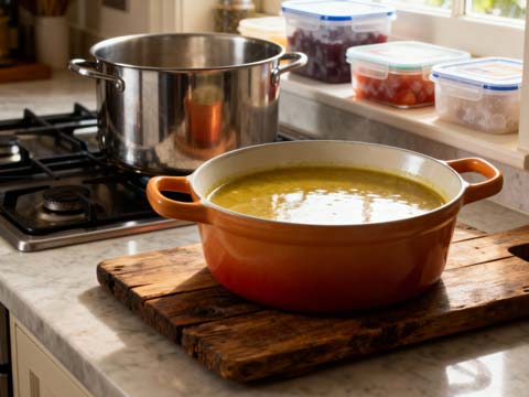 Kerriesoep invriezen