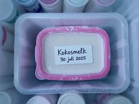 Kokosmelk invriezen