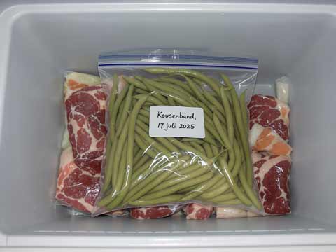 Kousenband invriezen