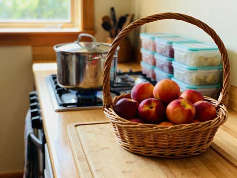 Nectarines invriezen