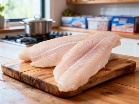 Pangasiusfilet invriezen