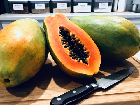 Papaja invriezen