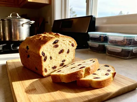 Rozijnenbrood invriezen