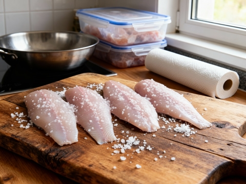 Snoekbaars invriezen