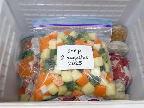 Soepgroente invriezen