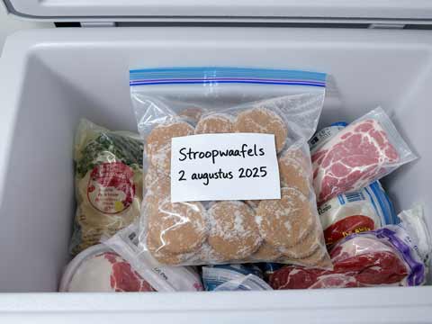 Stroopwafels invriezen