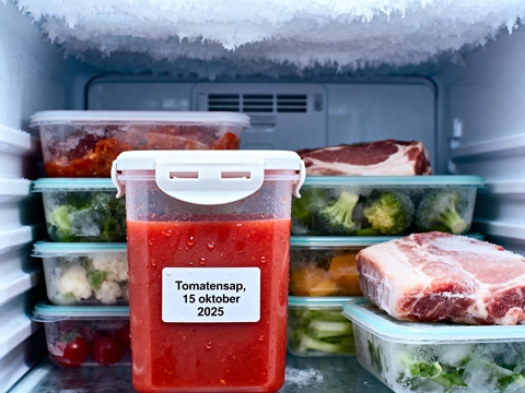 Tomatensap invriezen