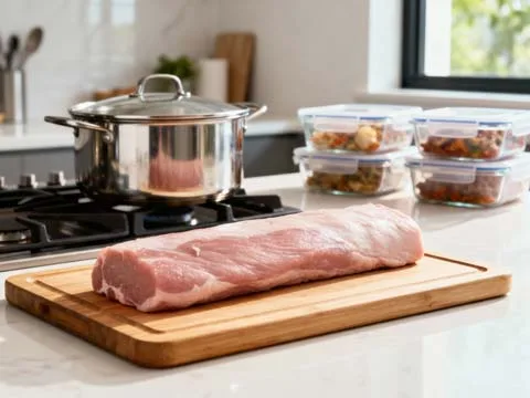 Varkenshaas invriezen