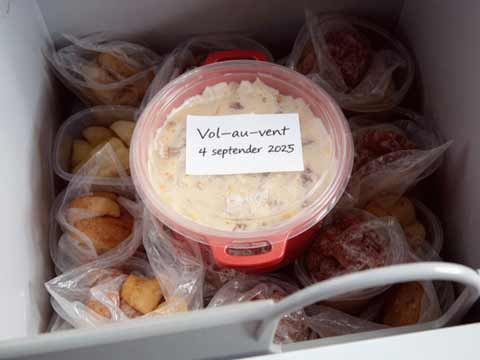 Vol-au-vent invriezen