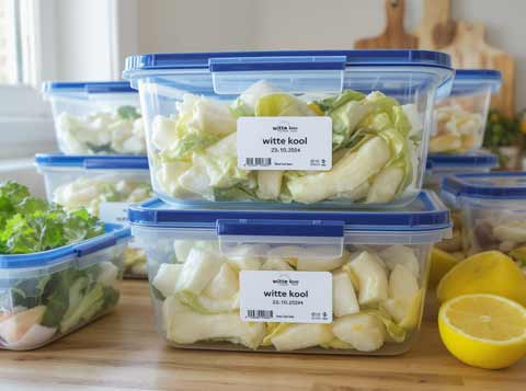 Witte kool invriezen