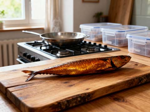 Gerookte makreel invriezen