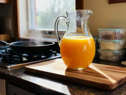 Sinaasappelsap invriezen