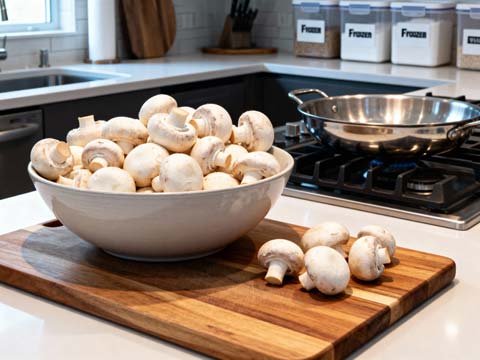 champignons invriezen