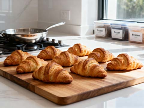 Croissant invriezen