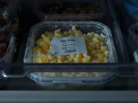 Eiersalade invriezen