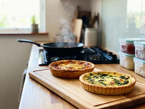 Quiche invriezen