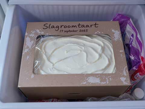 Slagroomtaart Invriezen