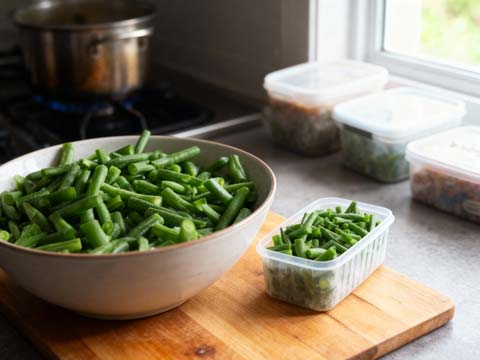 Sperziebonen Invriezen