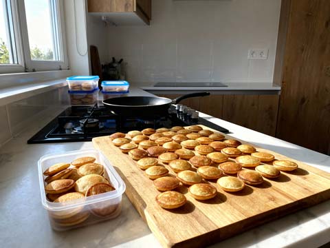 Poffertjes invriezen